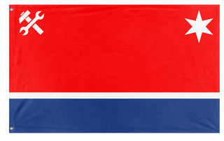 A mockup of the custom flag 'November flag' on a white background