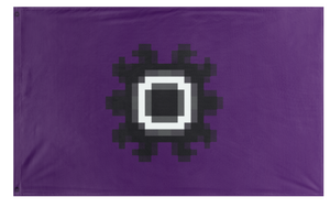 A mockup of the custom flag 'easthelm flag' on a white background
