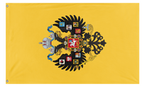 A mockup of the custom flag 'Tsarist Russia' on a white background