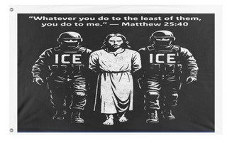 A mockup of the custom flag '2026 flag' on a white background