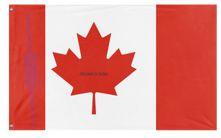 A mockup of the custom flag 'asdrfg flag' on a white background