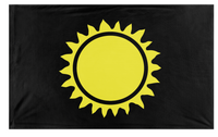 A mockup of the custom flag 'Third Imperium' on a white background