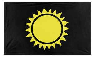 A mockup of the custom flag 'Third Imperium' on a white background