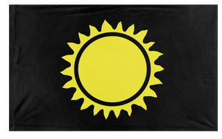 A mockup of the custom flag 'Third Imperium' on a white background