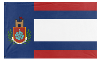 A mockup of the custom flag 'Erandian Flag' on a white background