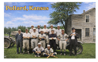 A mockup of the custom flag 'test1 flag' on a white background