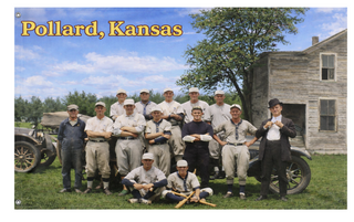 A mockup of the custom flag 'test 6 flag' on a white background
