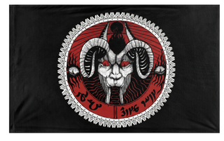 A mockup of the custom flag 'T flag' on a white background