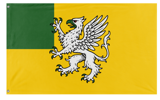 A mockup of the custom flag 'Personnal Flag' on a white background