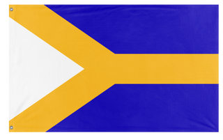 A mockup of the custom flag 'South Africa  flag' on a white background