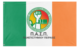 A mockup of the custom flag 'test flag' on a white background