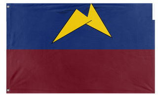 A mockup of the custom flag 'Mauritania  flag' on a white background