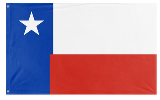 A mockup of the custom flag 'Texas  flag' on a white background