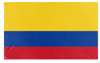 A mockup of the custom flag 'Colombia  flag' on a white background
