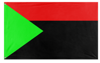 A mockup of the custom flag 'Martnque flag' on a white background