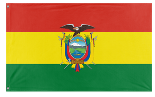 A mockup of the custom flag 'Bolivia flag' on a white background