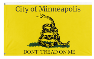 A mockup of the custom flag 'T flag' on a white background