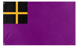 A mockup of the custom flag 'Jasonia flag' on a white background