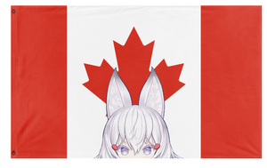A mockup of the custom flag '10ma flag' on a white background