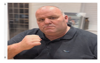 A mockup of the custom flag 'Bosh flag' on a white background