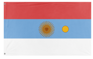 A mockup of the custom flag 'test3 flag' on a white background