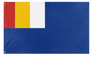 A mockup of the custom flag 'mongolian military goverment flag' on a white background
