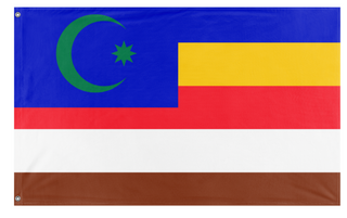 A mockup of the custom flag 'idk why china warlords had this flag' on a white background