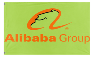 A mockup of the custom flag 'ma clique' on a white background