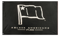 A mockup of the custom flag 'Bflag' on a white background