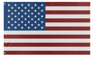 A mockup of the custom flag 'United States flag' on a white background