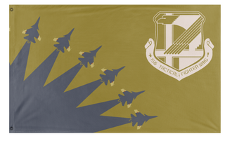 A mockup of the custom flag 'Ace Combat Yellow Squadron flag' on a white background