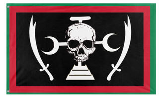 A mockup of the custom flag 'another flsg  flag' on a white background