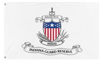 A mockup of the custom flag 'IGR flag' on a white background