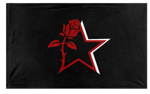 A mockup of the custom flag 'ngnm flag' on a white background