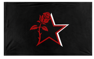 A mockup of the custom flag 'ngnm flag' on a white background