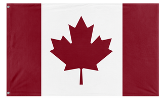 A mockup of the custom flag 'Canada  flag' on a white background