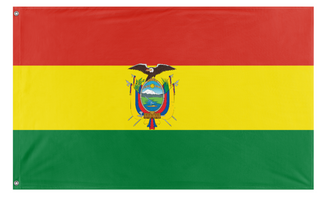 A mockup of the custom flag 'Bolivia  flag' on a white background