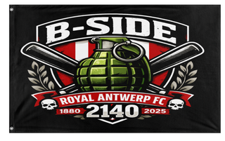 A mockup of the custom flag 'aaaaa flag' on a white background