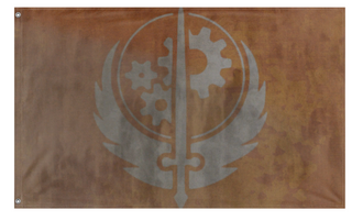 A mockup of the custom flag 'East Coast Chapter' on a white background