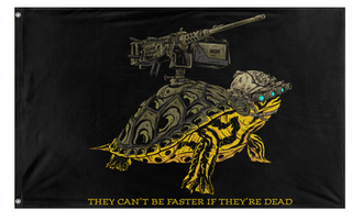 A mockup of the custom flag 'chill flag' on a white background