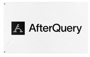 A mockup of the custom flag '[Preview] Afterquery flag' on a white background