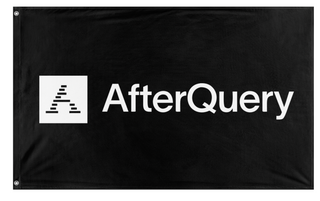 A mockup of the custom flag '[Preview] Afterquery flag' on a white background