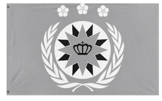 A mockup of the custom flag 'flag of i dont know' on a white background