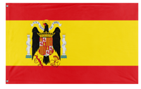 A mockup of the custom flag 'Francoist Spain' on a white background