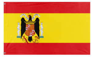 A mockup of the custom flag 'Francoist Spain' on a white background