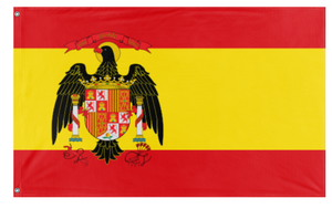 A mockup of the custom flag 'Francoist Spain' on a white background