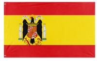 A mockup of the custom flag 'Spain Under Franco' on a white background