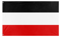 A mockup of the custom flag 'German Empire flag' on a white background