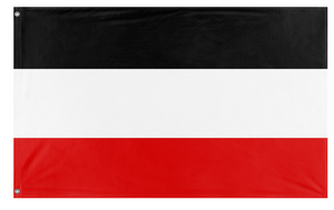 A mockup of the custom flag 'German Empire flag' on a white background