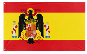 A mockup of the custom flag 'Spain Under Franco' on a white background